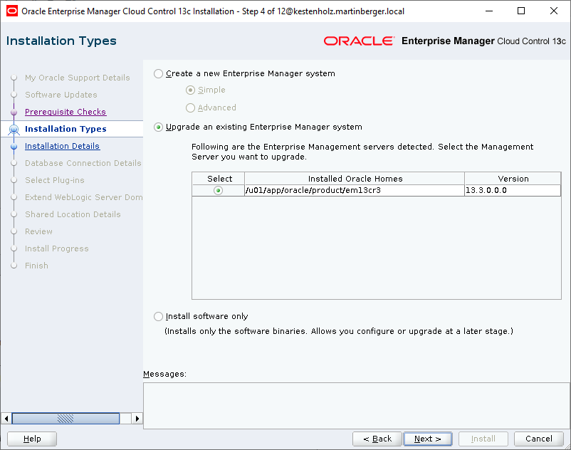 Oracle Enterprise Manager 13c Release 4 Time to Upgrade First. www.martinbe...